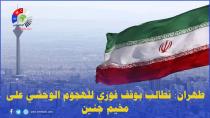 طهران: نطالب بوقف فوري للهجوم الوحشي على مخيم جنين